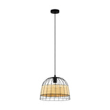 Seitenansicht der EGLO Anwick Hängeleuchte Ø 37 cm