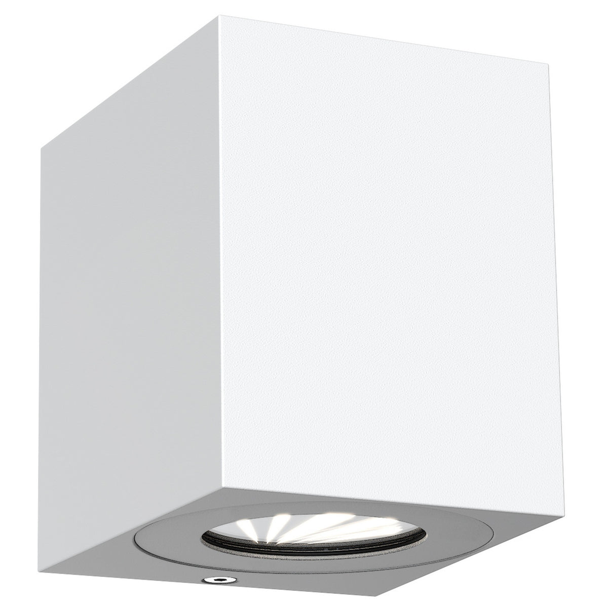 Nordlux Canto Kubi 2 LED-Wandleuchte in Weiß, würfelförmig, freigestellt